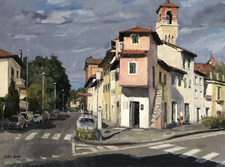04《卢卡街头》布面油画40X50cm 2019.jpg