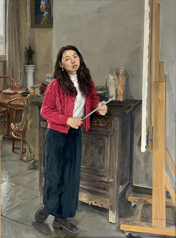 21《画室系列之三》120×90cm  布面油画 2023.jpg