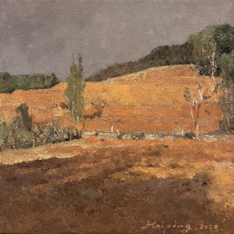 10《红土地》布面油画40cmX40cm  2023年.jpg