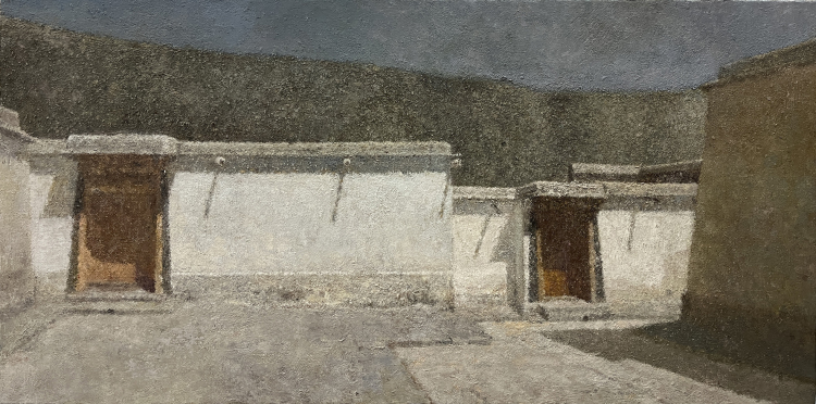 20《拉卜楞寺之四》布面油画40cmX80cm  2024年.jpg